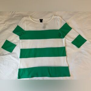 NWT Ann Taylor Factory 1/2 Sleeve Pullover Top XL
